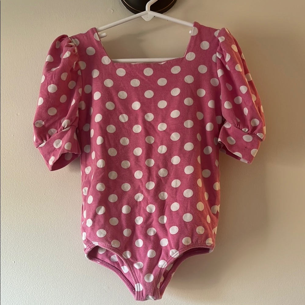 Pink Polka Dot Kids Short Sleeve Tee